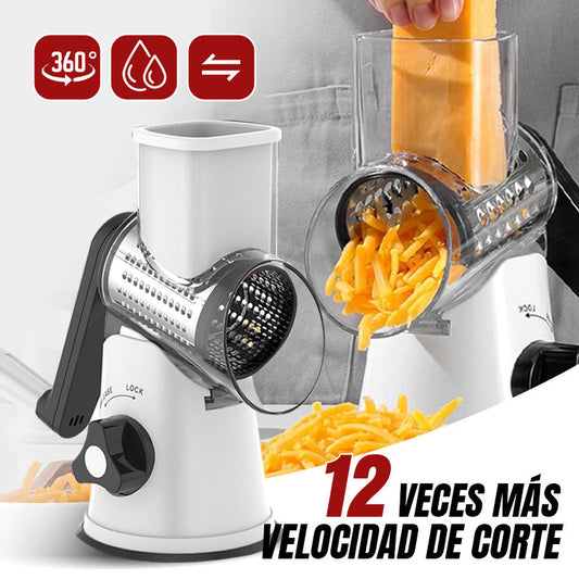 🔥 2025 Venta de cocina 🔥 Rallador manual multifuncional giratorio y picadora 🚀🥕