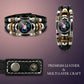 🎁 Buy 1, Get 1 FREE! Glow-in-the-Dark Leather Zodiac Sign Bracelet for Men & Women (6.9/8.1 inches) – Personalized Constellation Jewelry ✨♑️