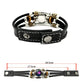 🎁 Buy 1, Get 1 FREE! Glow-in-the-Dark Leather Zodiac Sign Bracelet for Men & Women (6.9/8.1 inches) – Personalized Constellation Jewelry ✨♑️