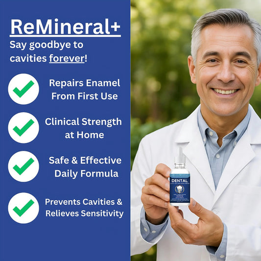 📢📢50 % AVSLAG !! ⏰ Fluoridfrie Hydroksyapatitt Tannvern Dråper & Emaljereparasjon, Bleking & Frisk Ånde