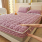🛏️ 50 % RABATT! 🎁 VARMT SENGELAKEN - Børstet flanell og dype lommer, sklisikre hjørner for komfort hele året ❄️🛌