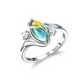 🔥Valentinsdagens bestselgere💍Geometrisk oval ring med zirkonia-detaljer💎