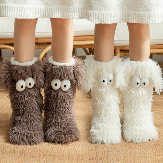 💞Kvinners vintervarme, sklisikre hjemmesokker🧦
