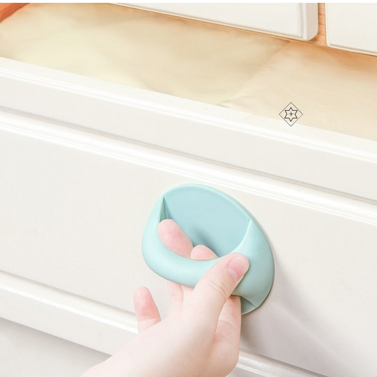 Holdbare selvklebende runde dørhåndtak