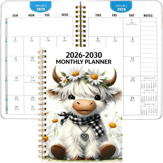 📅 Buy 2, Get 1 FREE! 60-Month Wall Calendar (2026-2030) – Durable Paper, Month Labels & Annual Planning for Ultimate Organization 🗓️✅