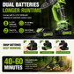 🔋 Powerful Cordless Mini Electric Chainsaw – With Long-Lasting Battery & Safety Lock for Precise Cutting 💪