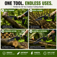 🔋 Powerful Cordless Mini Electric Chainsaw – With Long-Lasting Battery & Safety Lock for Precise Cutting 💪