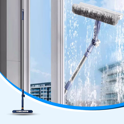 🔥2026 HOT SALE-50% OFF!🫧Clean High Windows Instantly! 🧼No-Stretch Dual-Side Window Cleaner
